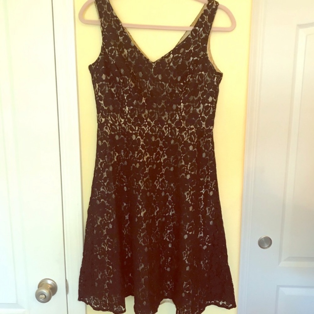 NWT ⛱️Biyaycda - Black Lace Dress - 8